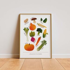 Affiche Légumes d'automne