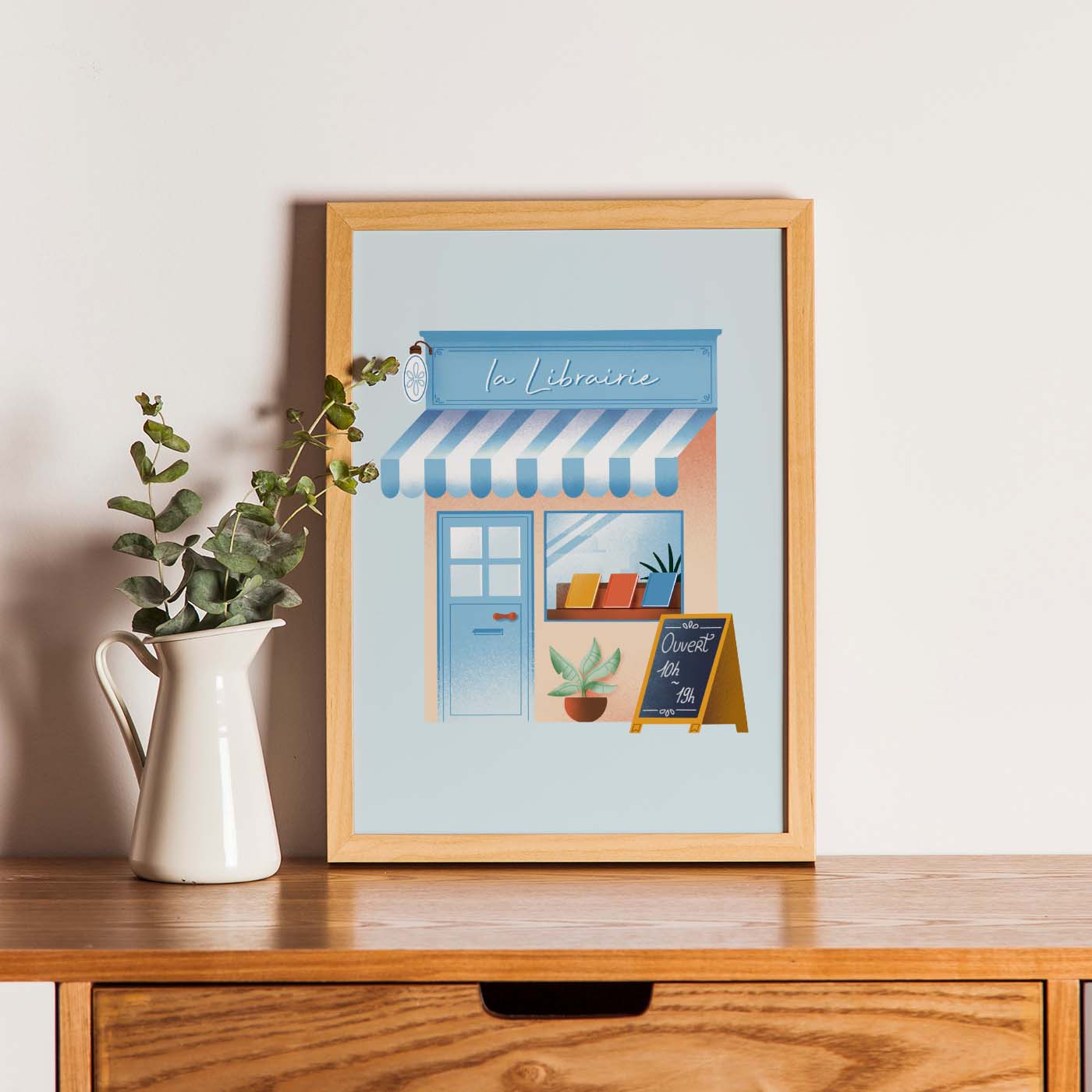 Affiche La librairie