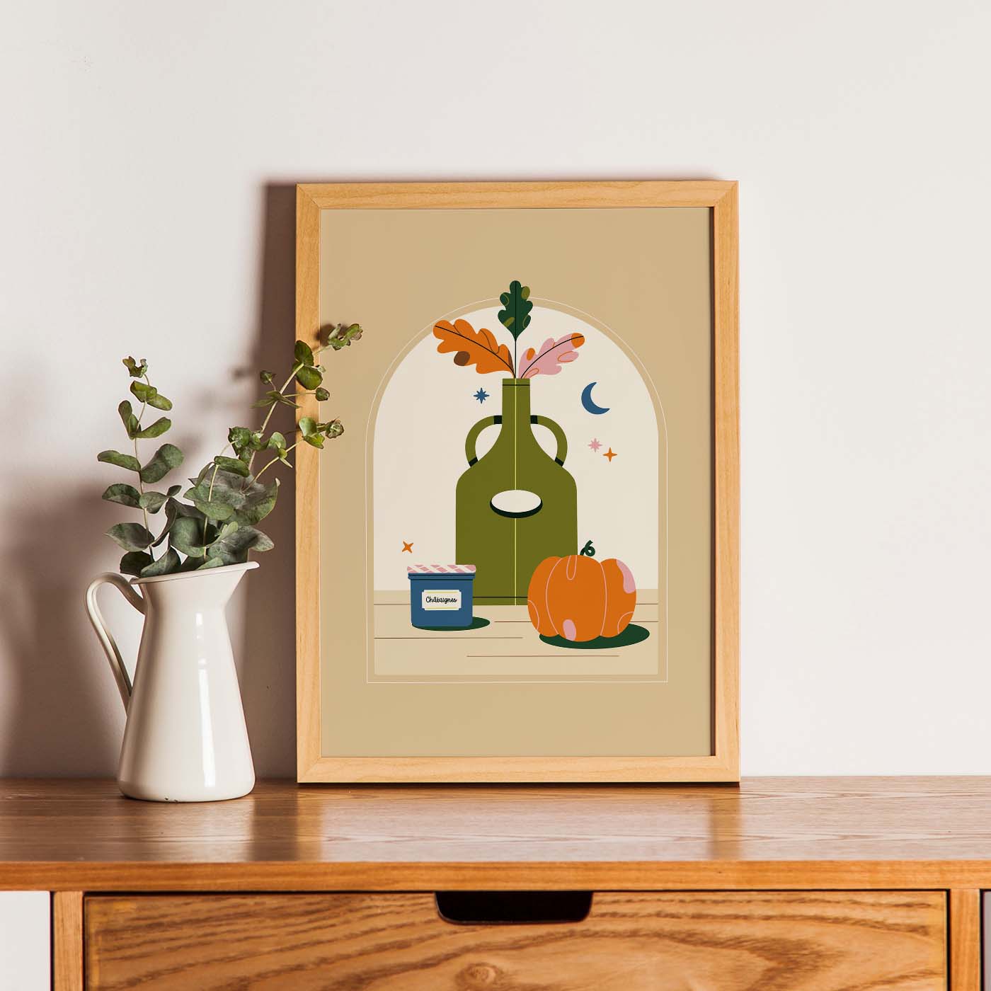 Affiche Vase automnal