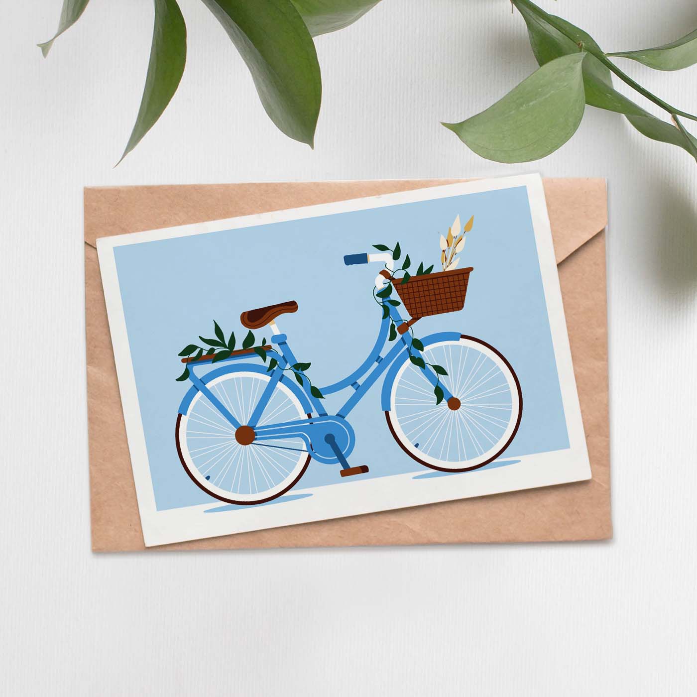 Carte La bicyclette