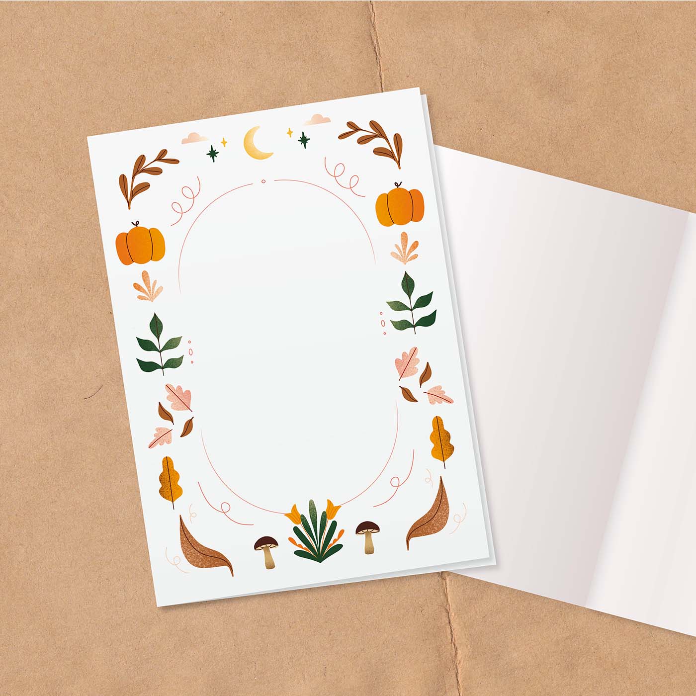 Carte vierge Ornements