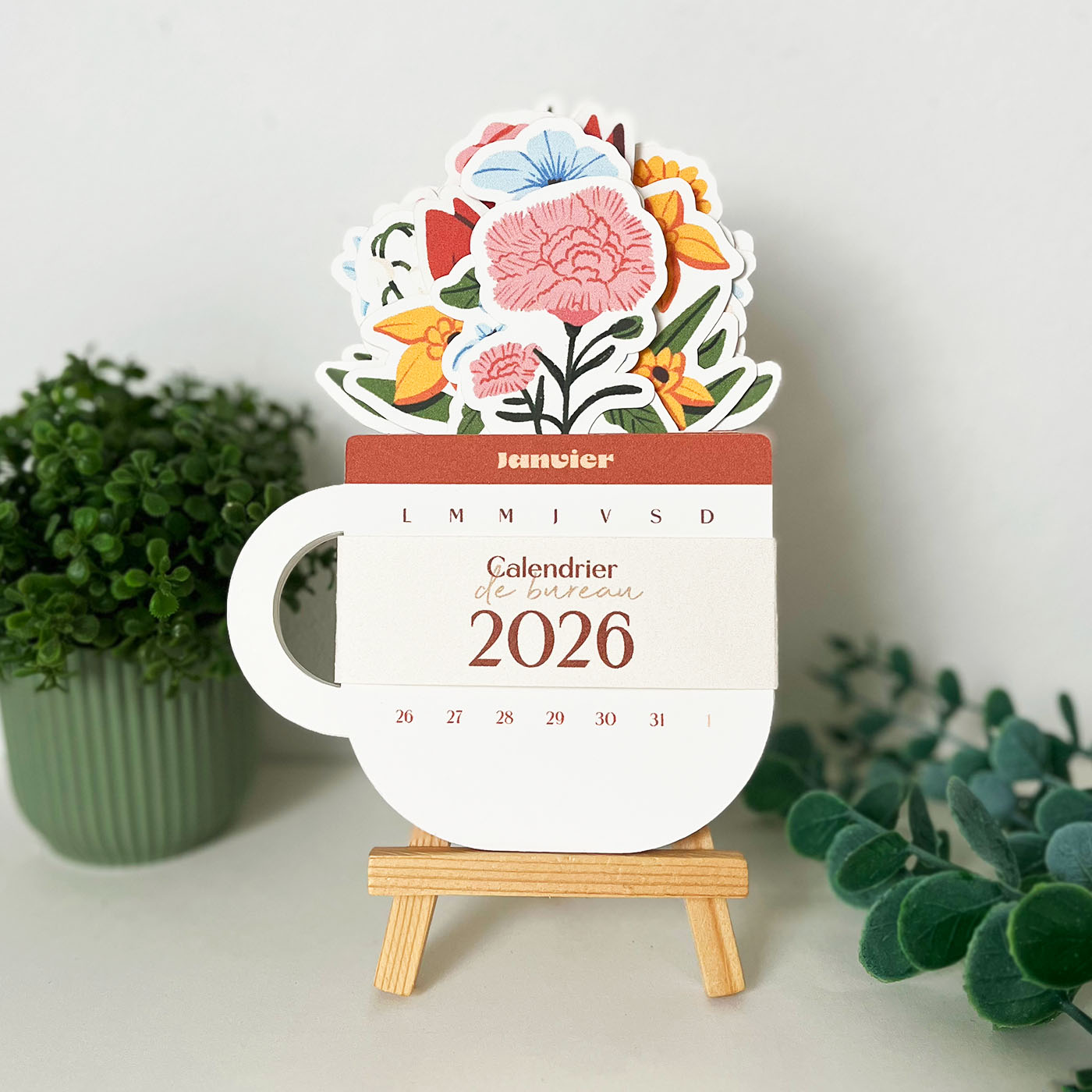 Calendrier de bureau 2026