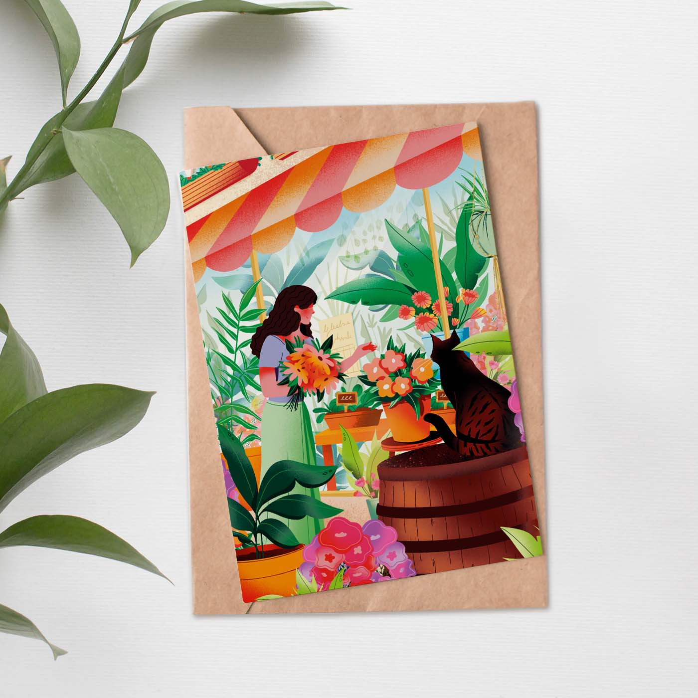 Carte Chez le fleuriste