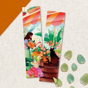 Marque-page Chez le fleuriste